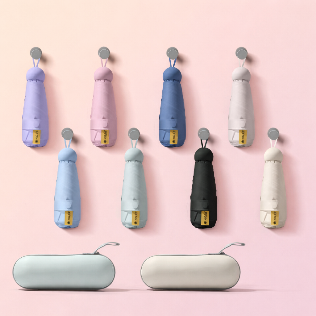 6-Rib 5-Fold Umbrella Semi-Blackout | SKU 3604-1