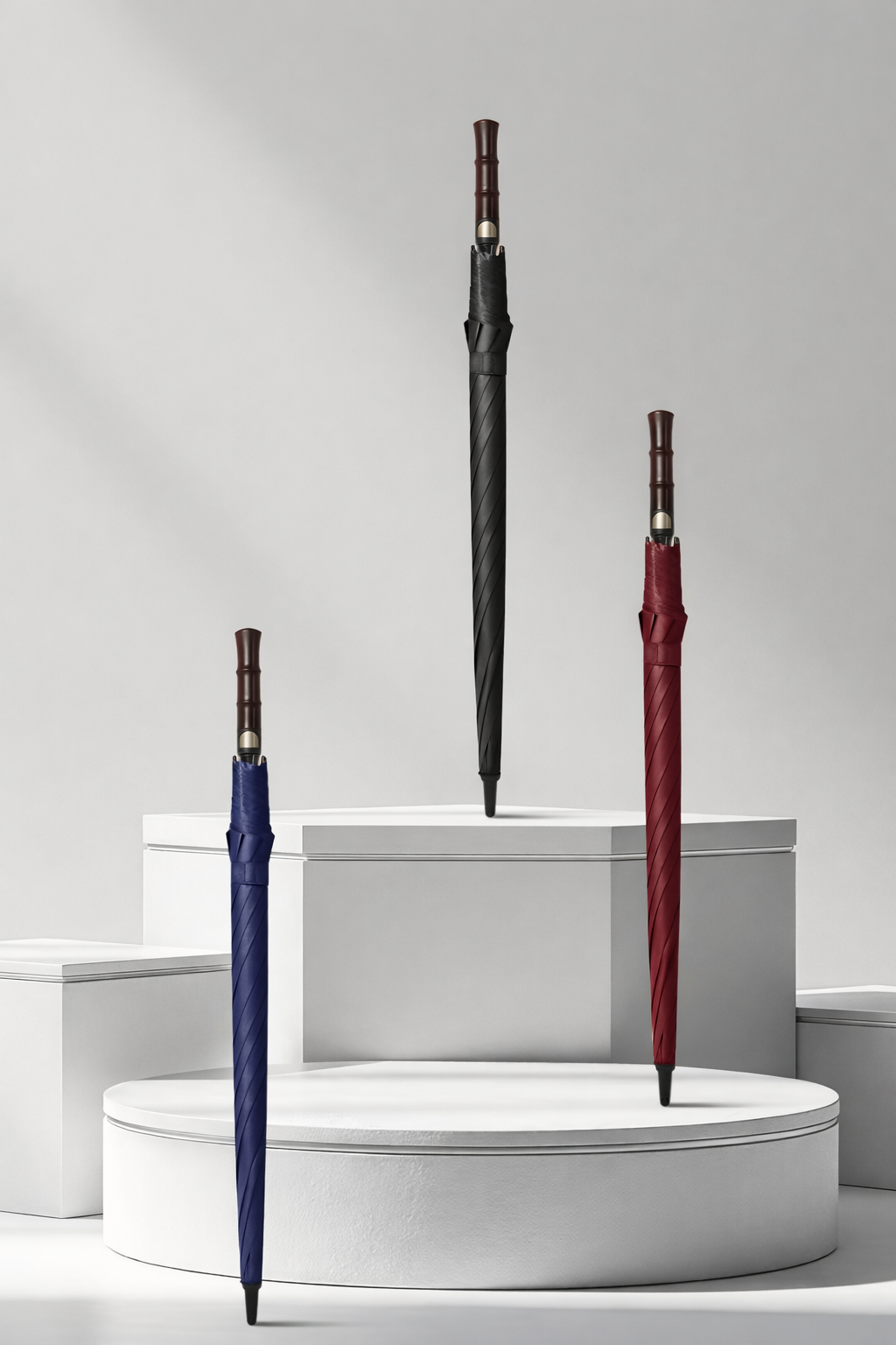 Straight Umbrella Black-Coated | SKU 3624