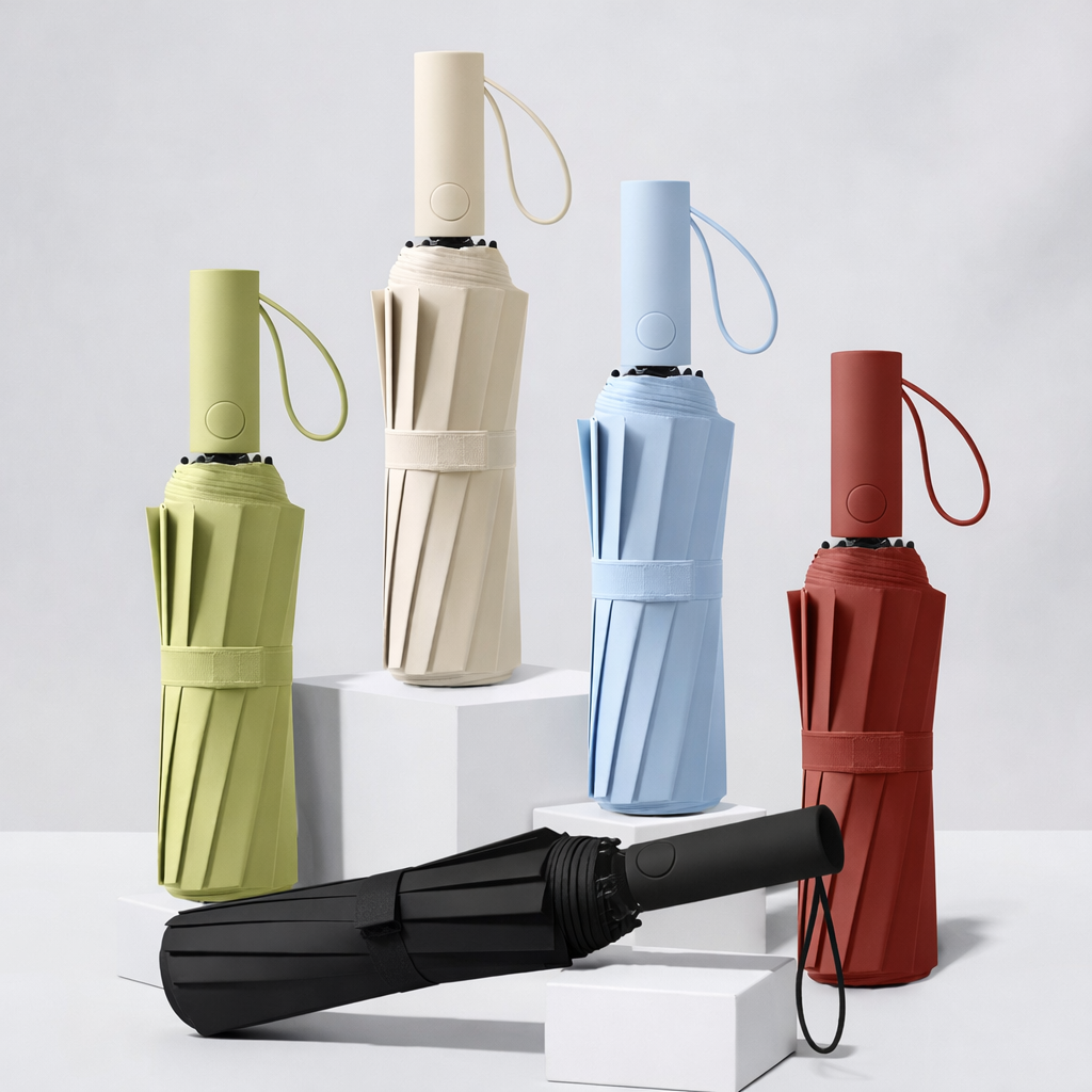 23" 60-Rib Automatic 3-Fold Umbrella | SKU 3646